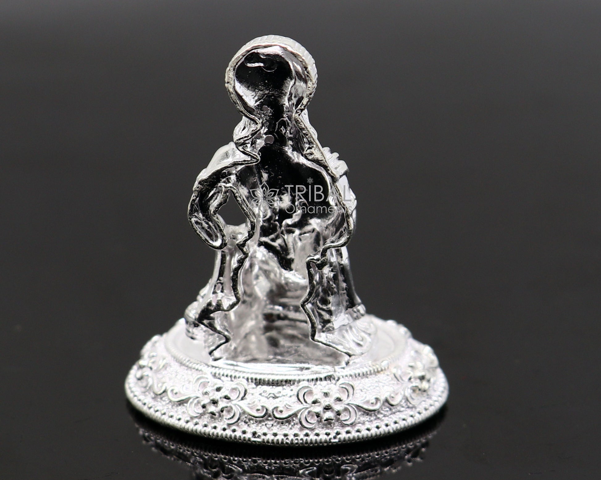 925 silver handmade Lord hanuman 1.6" small statue, best puja or gifting god hanuman statue sculpture home temple puja art, utensils art602 - TRIBAL ORNAMENTS