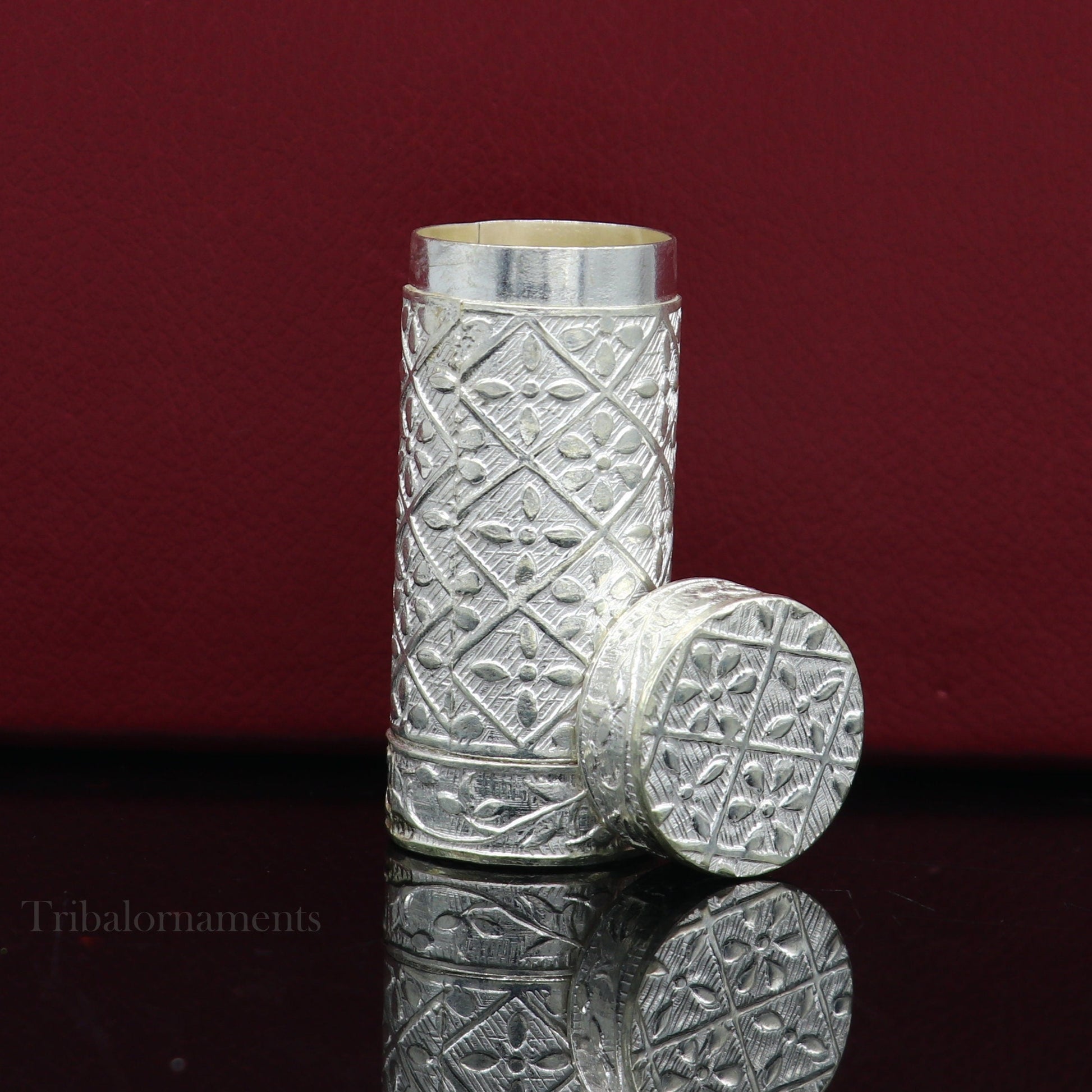 925 solid silver handmade royal 2 in use pill box, Tobacco box, storage box silver utensils, silver box, personal box men's accessory stb321 - TRIBAL ORNAMENTS