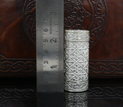 925 solid silver handmade royal 2 in use pill box, Tobacco box, storage box silver utensils, silver box, personal box men's accessory stb321 - TRIBAL ORNAMENTS