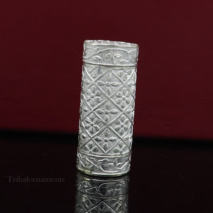 925 solid silver handmade royal 2 in use pill box, Tobacco box, storage box silver utensils, silver box, personal box men's accessory stb321 - TRIBAL ORNAMENTS