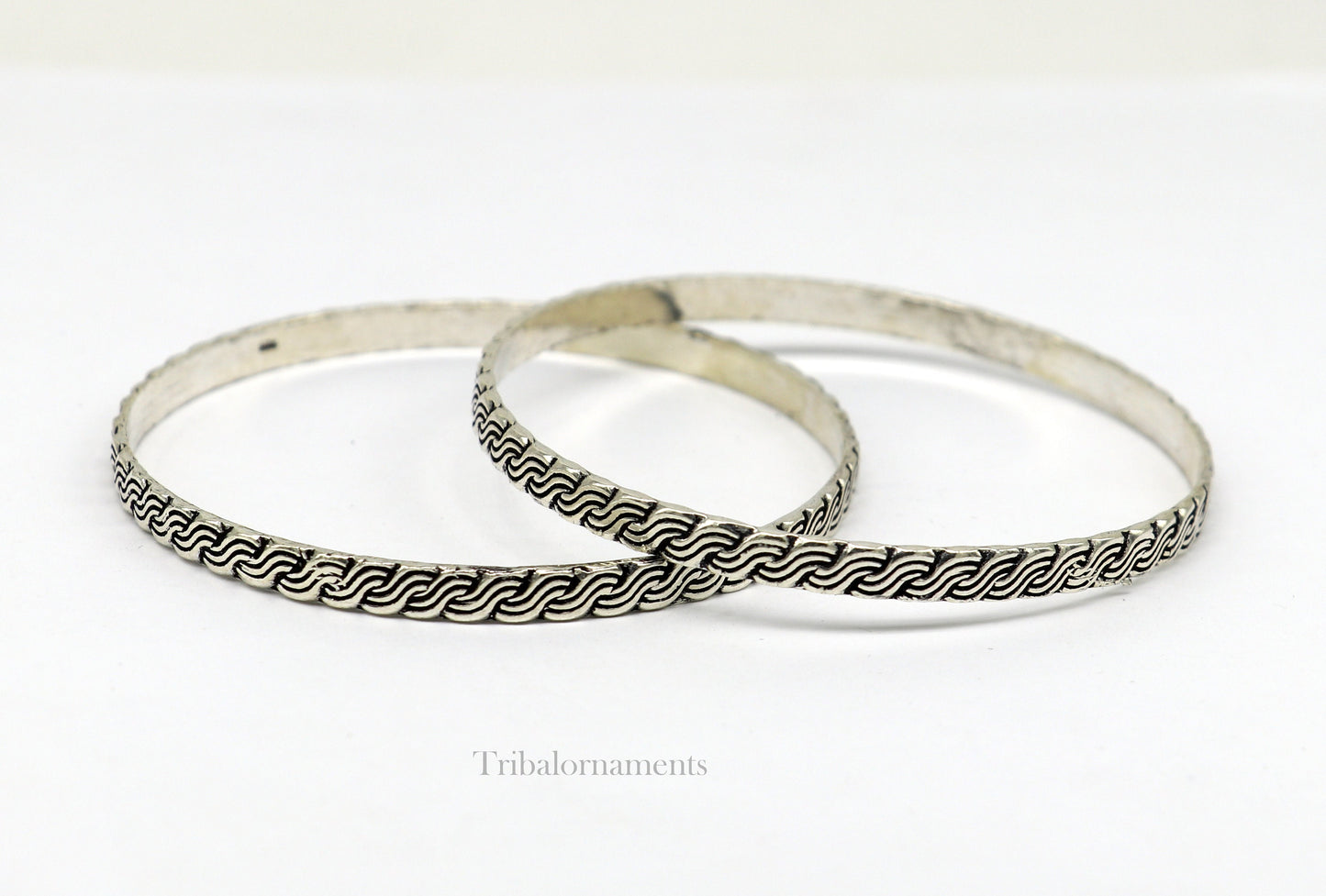 925 sterling customized fabulous design work stylish designer bangle bracelet pure silver gifting jewelry, brides made bangles nba181 - TRIBAL ORNAMENTS