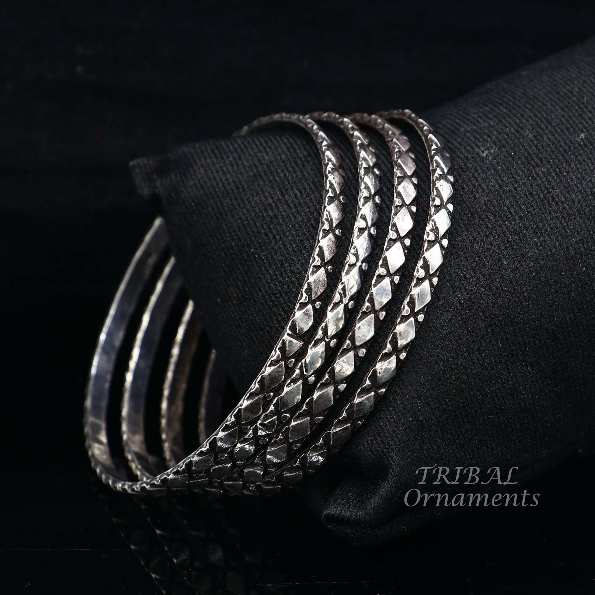 925 sterling customized style work designer bangle bracelet pure silver gifting jewelry, brides made bangles ba158 - TRIBAL ORNAMENTS