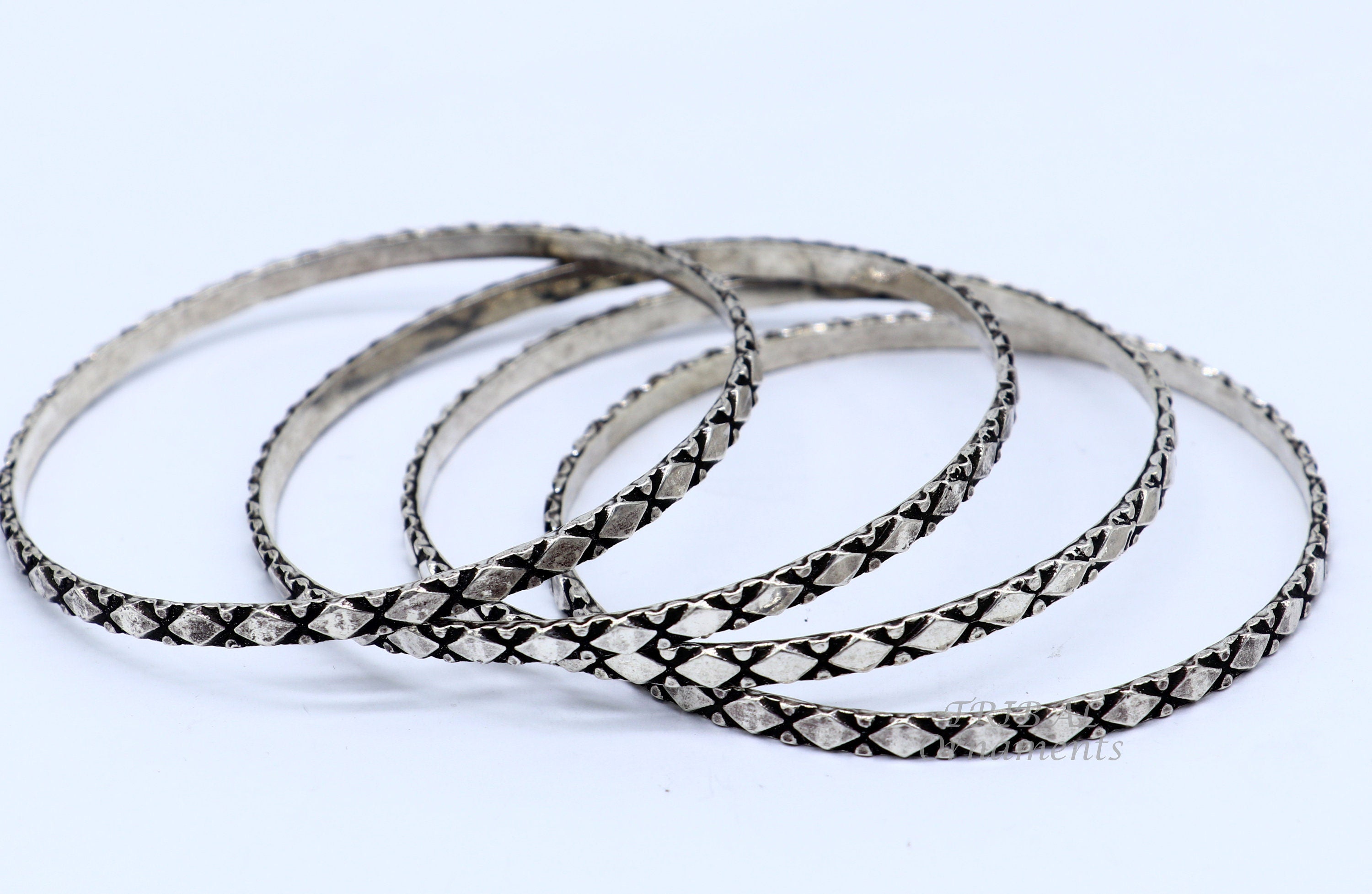 925 sterling customized style work designer bangle bracelet pure