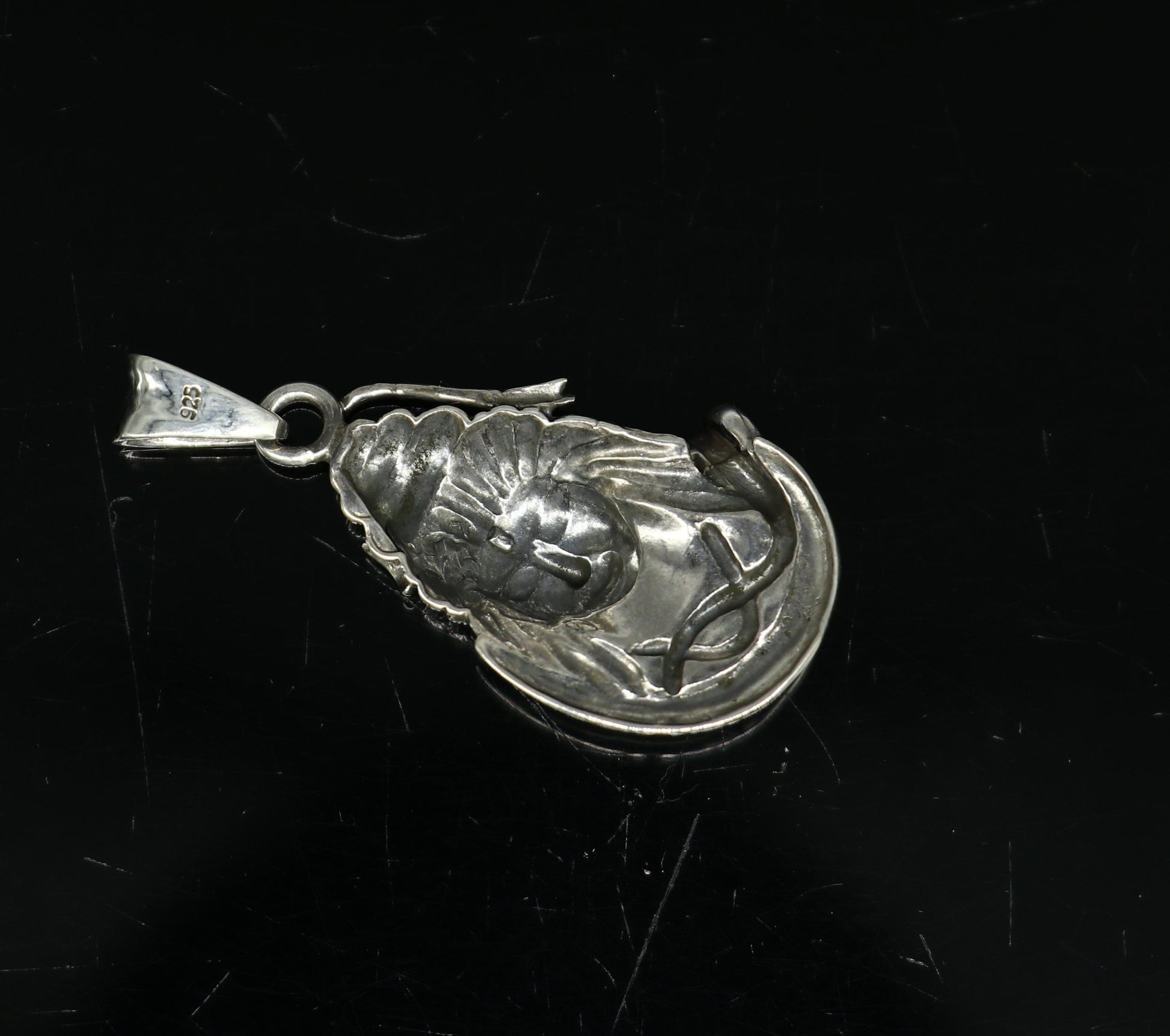 925 sterling silver amazing designer Hindu idol Lord Shiva pendant, excellent gifting unisex locket pendant customized jewelry ssp528 - TRIBAL ORNAMENTS