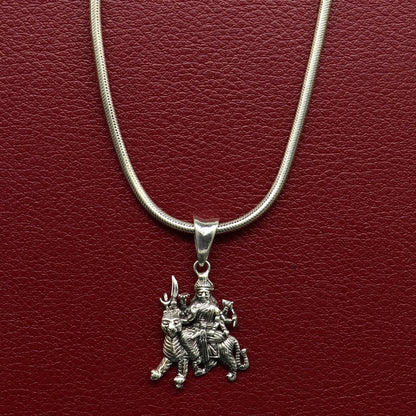 925 sterling silver blessing Goddess bhawani/ Durga maa pendant, amazing unisex pendant locket personalized jewelry tribal jewelry ssp442 - TRIBAL ORNAMENTS