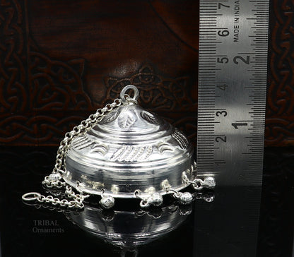 Solid Silver chattar or chhatra, silver umbrella god temple art, Gorgeous  hand craved Solid silver temple article, temple utensils su628 - TRIBAL ORNAMENTS