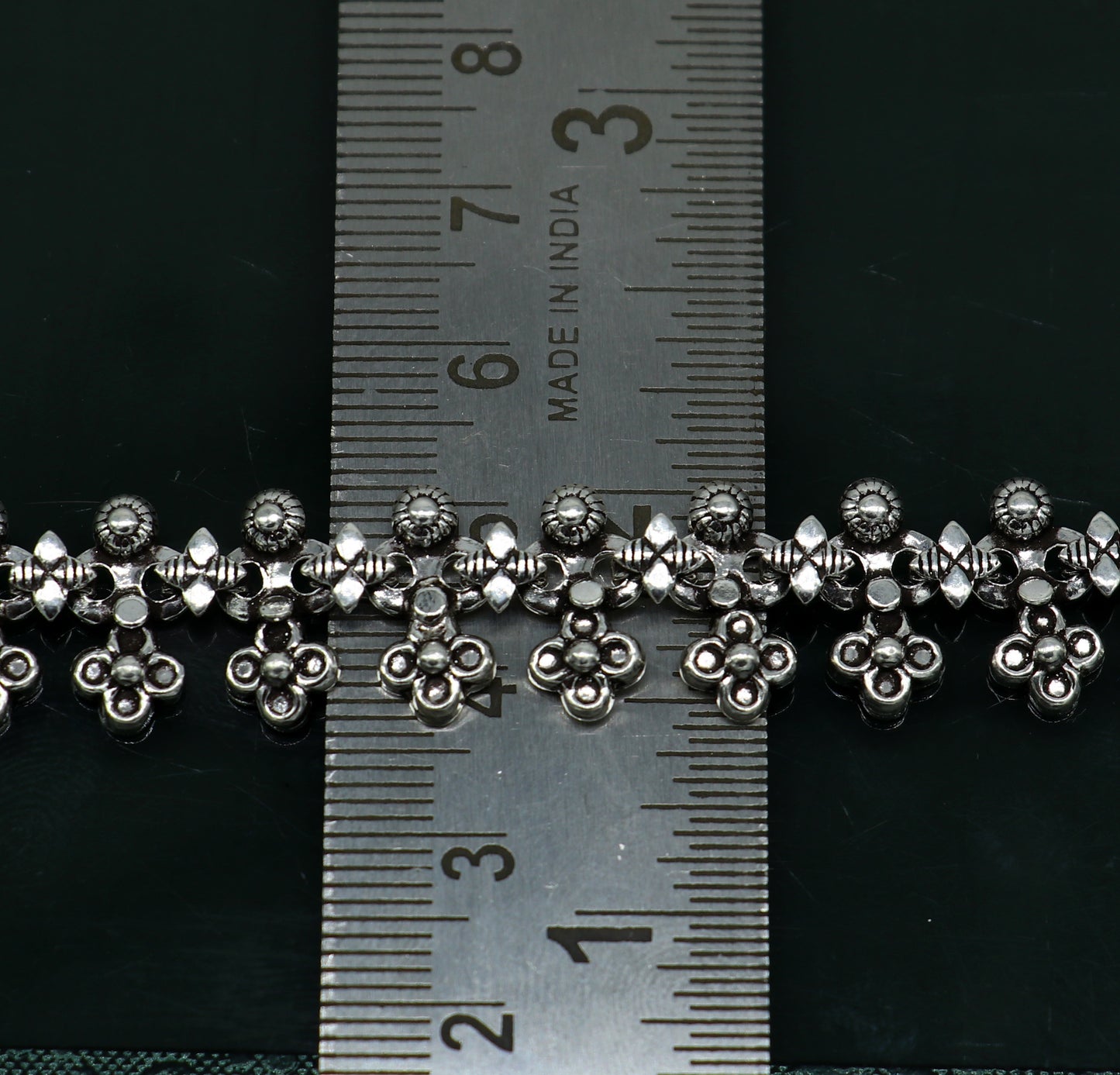 925 sterling silver custom made anklets, best anklets bracelet, foot bracelet, belly dance jewelry, elegant tribal ethnic anklets nank289 - TRIBAL ORNAMENTS