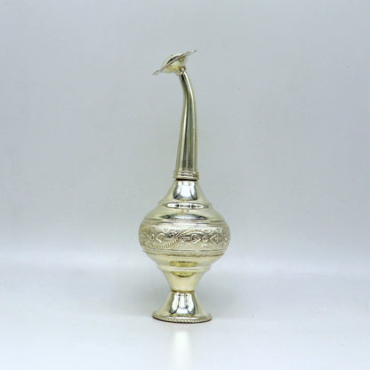 925 sterling silver customized design silver spray bottle, silver perfume bottle, royal style spray article, puja utensils, best gift su164 - TRIBAL ORNAMENTS