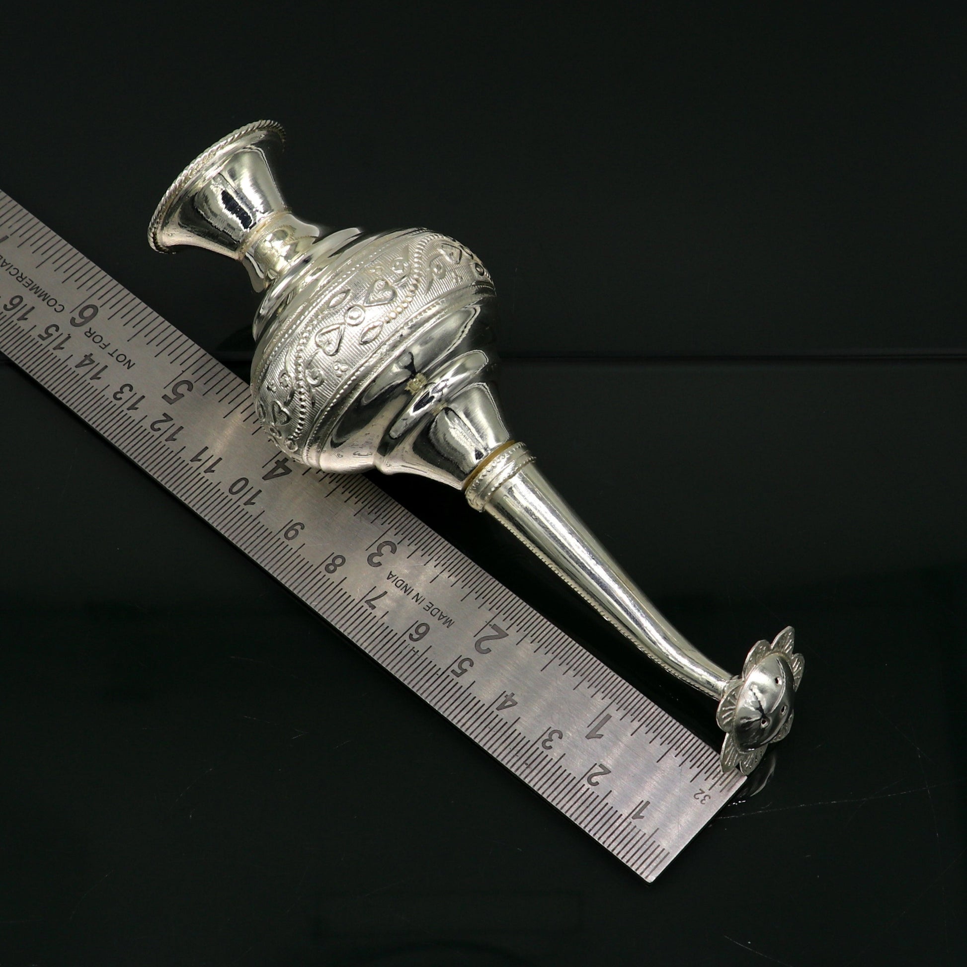 925 sterling silver customized design silver spray bottle, silver perfume bottle, royal style spray article, puja utensils, best gift su164 - TRIBAL ORNAMENTS