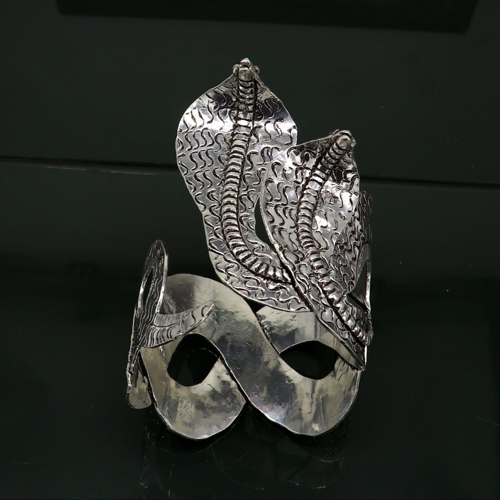 925 sterling silver customized snake style cuff bracelet adjustable bangle, fabulous wedding brides collection, best gifting jewelry nssk343 - TRIBAL ORNAMENTS