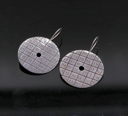 925 sterling silver gorgeous design hoops earrings tribal jewelry stylish modern women's gifting jewelry s601 - TRIBAL ORNAMENTS