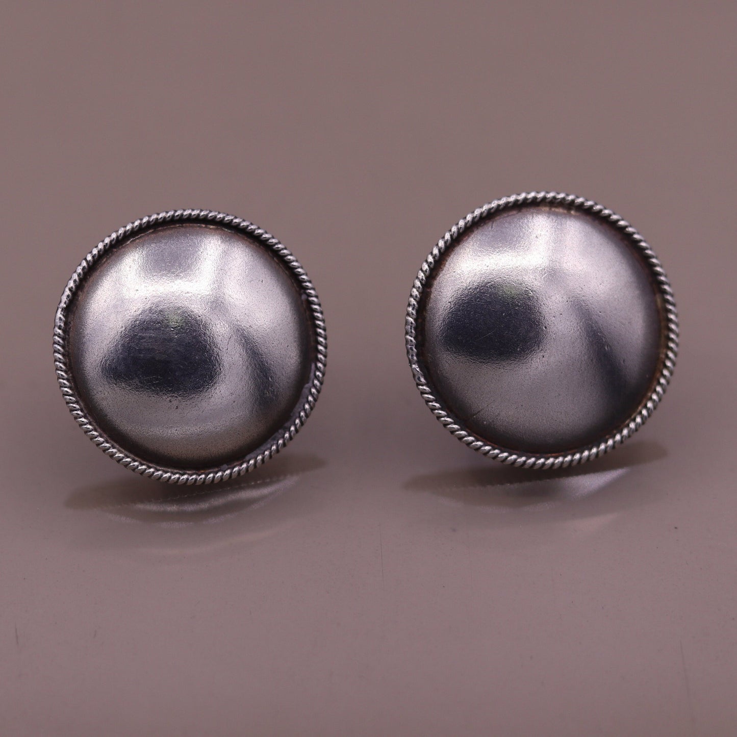 925 sterling silver gorgeous plain stud earring tribal jewelry fabulous gifting stud jewelry oxidized jewelry from india s507 - TRIBAL ORNAMENTS