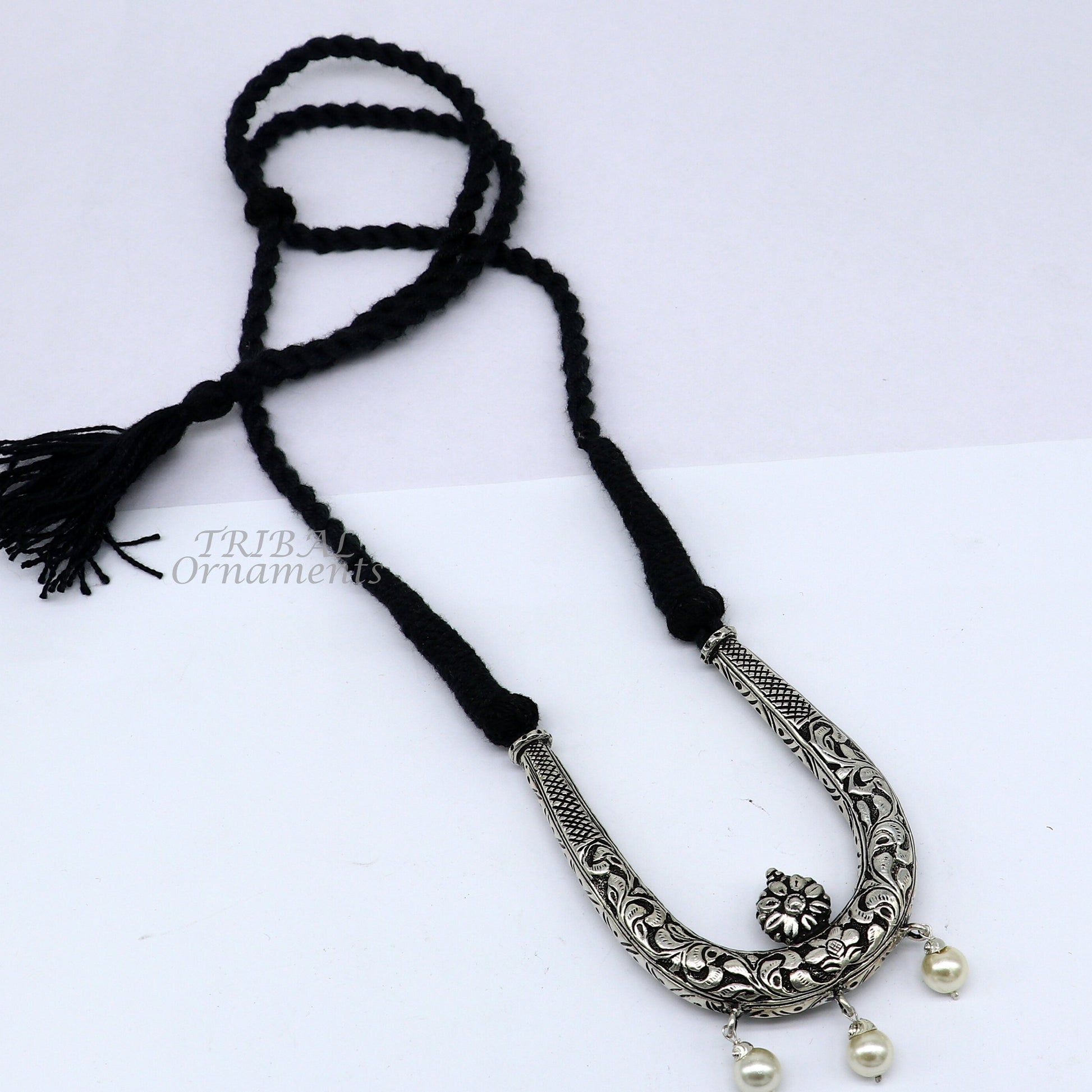 925 sterling silver handmade adjustable necklace traditional cultural trendy functional necklace Delicate Necklaces jewelry set549 - TRIBAL ORNAMENTS