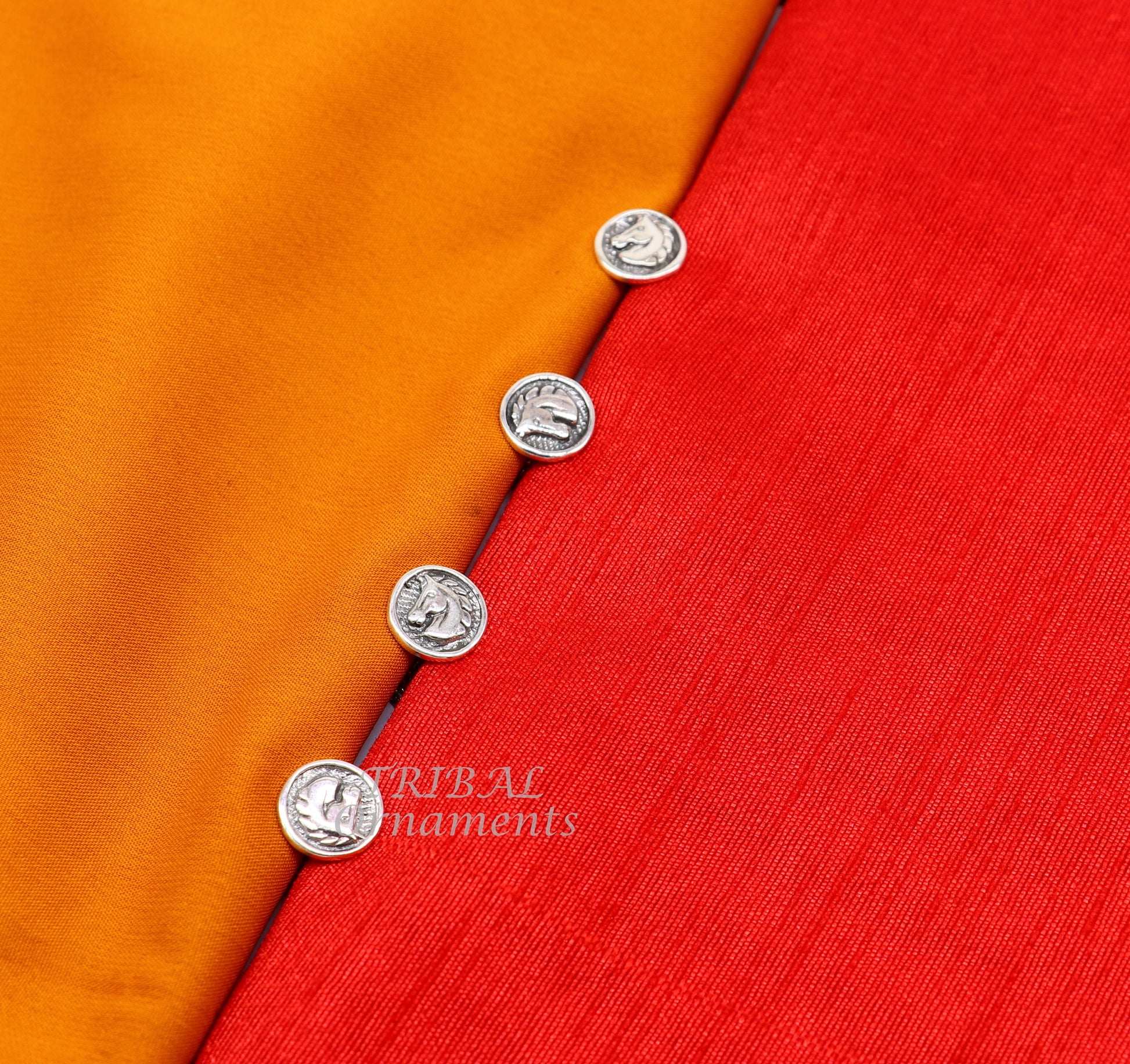 925 Sterling silver handmade amazing unicorn horse design buttons or cufflinks for men's kurta, best gifting jewelry occasions btn08 - TRIBAL ORNAMENTS