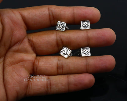 925 Sterling silver handmade amazing unique ethnic style  design buttons for men's kurta, best gifting accessories btn12 - TRIBAL ORNAMENTS