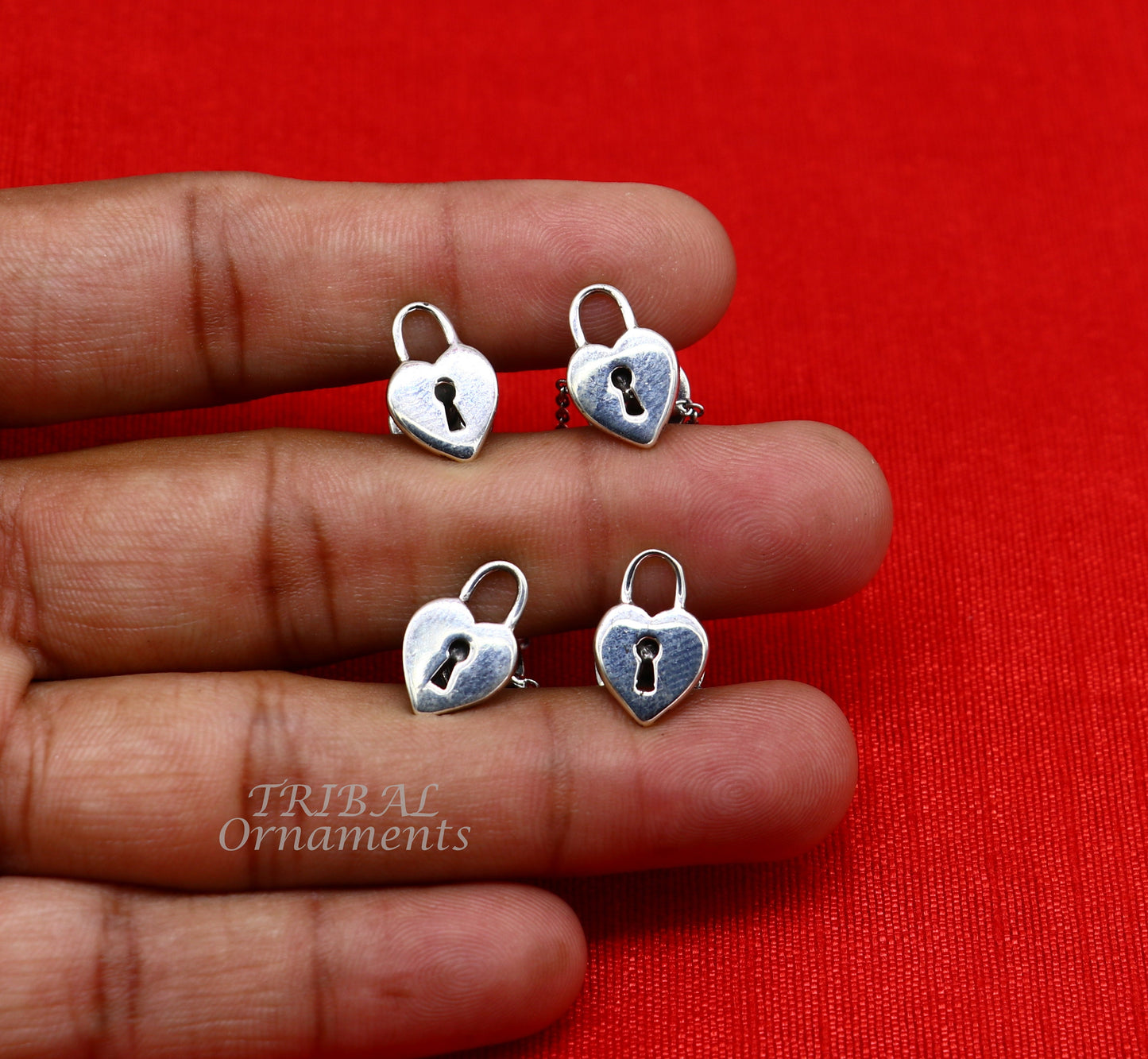 925 Sterling silver handmade amazing unique lock design shape ethnic style  design buttons for men's kurta, best gifting accessories btn16 - TRIBAL ORNAMENTS