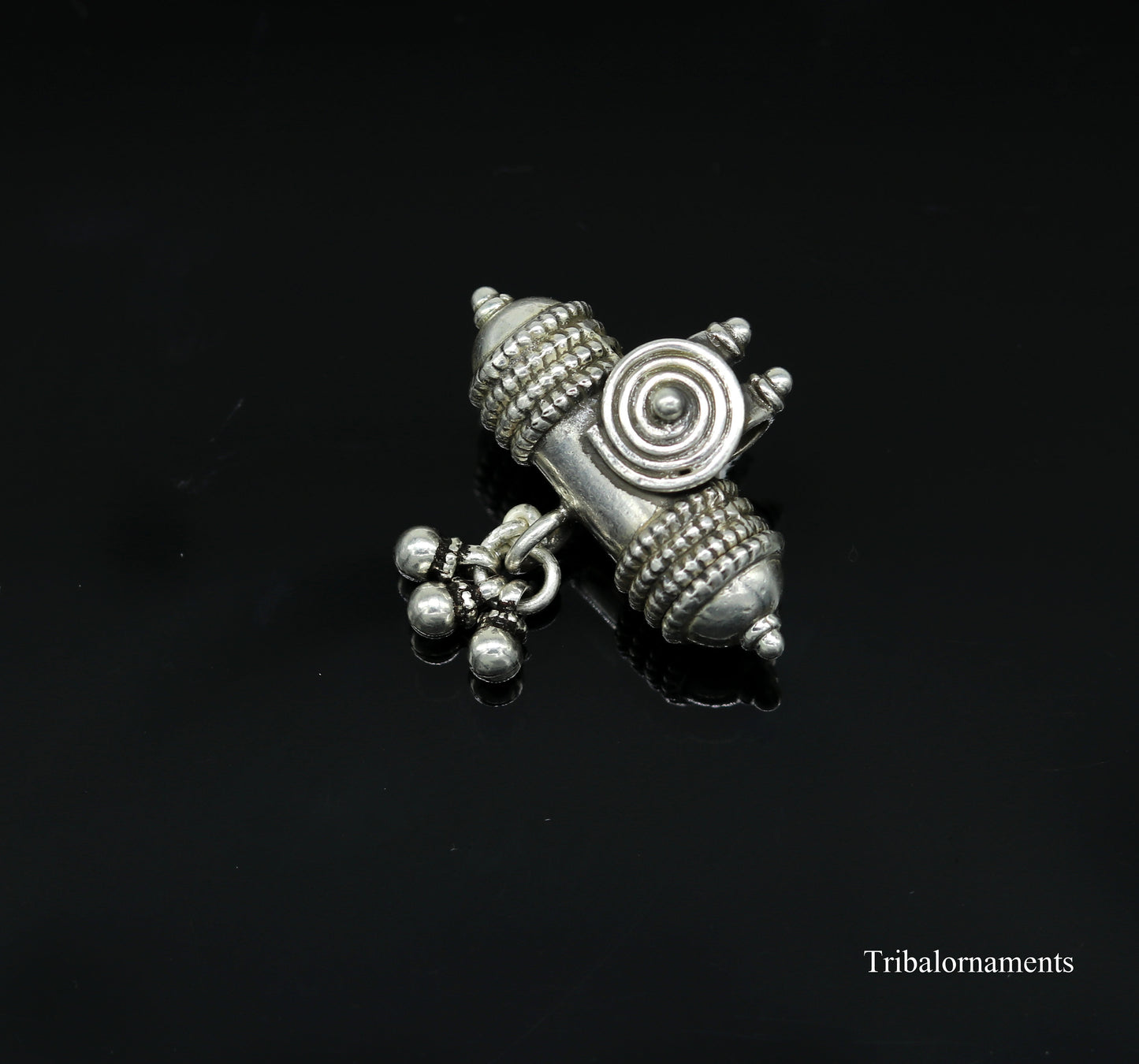 925 sterling silver handmade chitai work amulet pendant, box pendant, container box pendant customized charm jewelry belly dance  nsp384 - TRIBAL ORNAMENTS