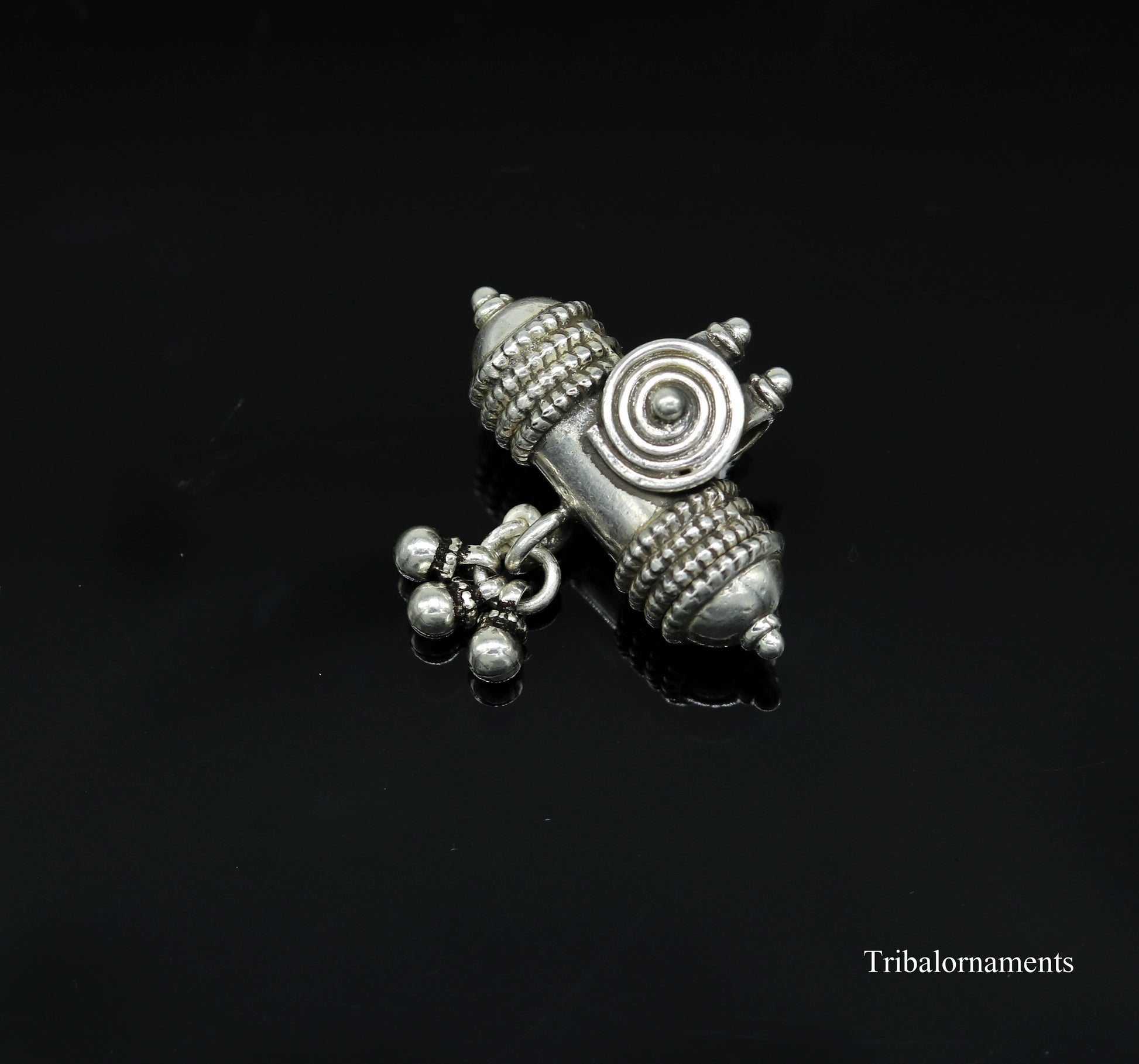 925 sterling silver handmade chitai work amulet pendant, box pendant, container box pendant customized charm jewelry belly dance  nsp384 - TRIBAL ORNAMENTS