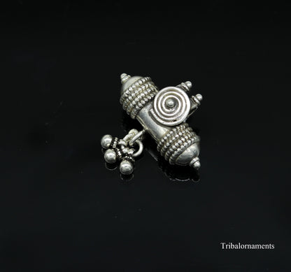 925 sterling silver handmade chitai work amulet pendant, box pendant, container box pendant customized charm jewelry belly dance  nsp384 - TRIBAL ORNAMENTS