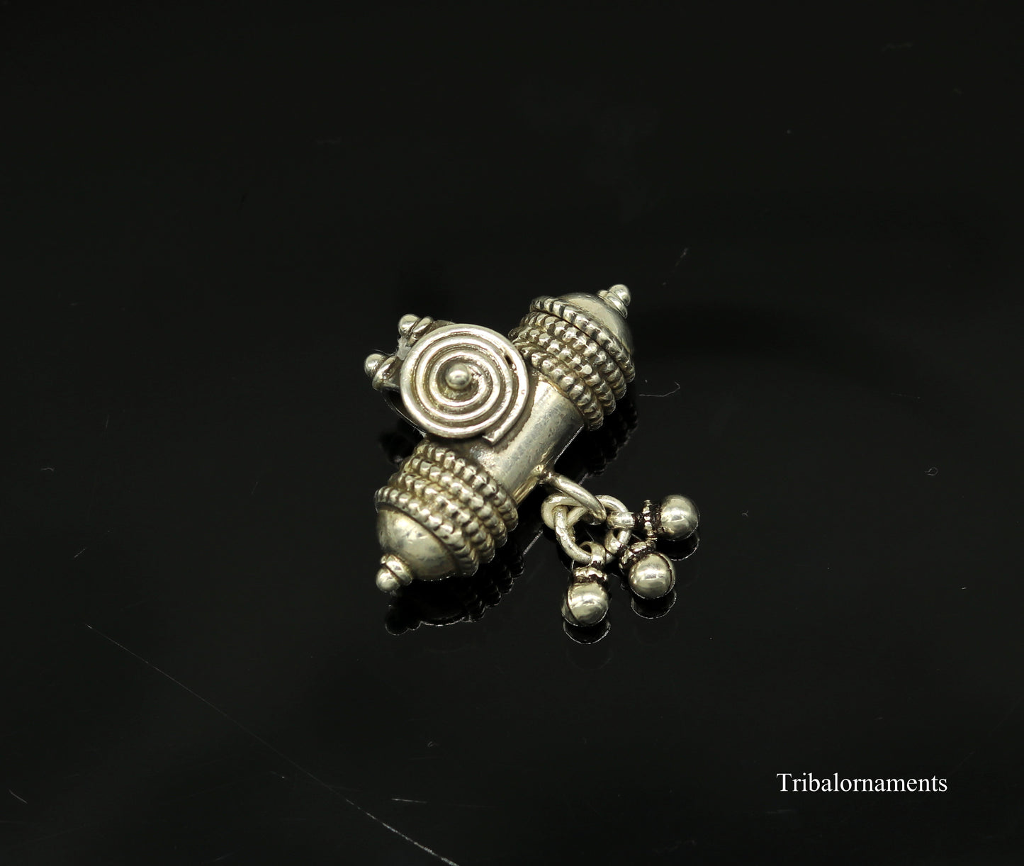 925 sterling silver handmade chitai work amulet pendant, box pendant, container box pendant customized charm jewelry belly dance  nsp384 - TRIBAL ORNAMENTS