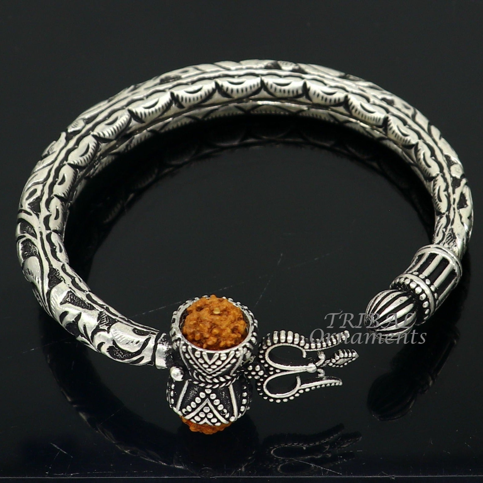 925 Sterling silver handmade chitai work Lord Shiva | TRIBAL ORNAMENTS