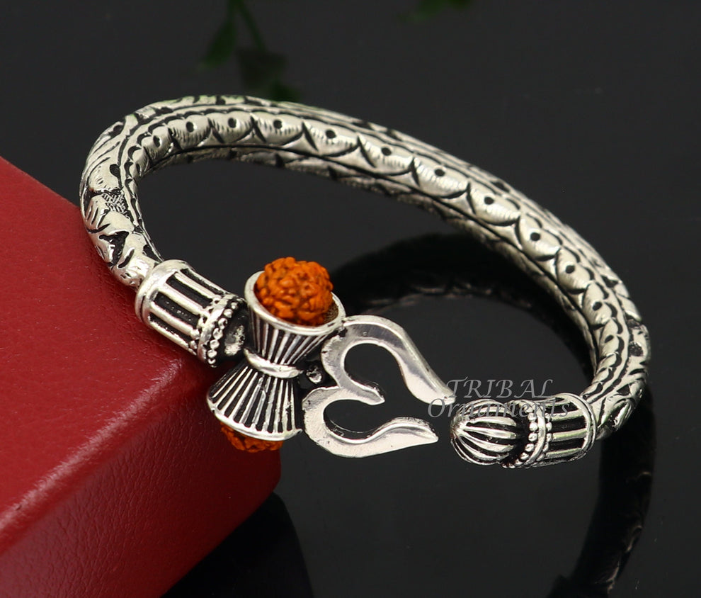 925 Sterling silver handmade chitai work Lord Shiva | TRIBAL ORNAMENTS