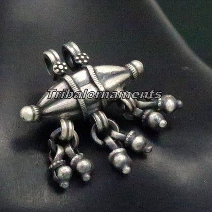 925 sterling silver handmade custom made design gorgeous amulet pendant personalized gift necklace belly dance  jewelry nsp367 - TRIBAL ORNAMENTS