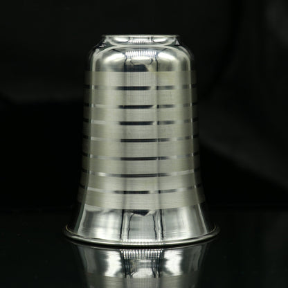 925 sterling silver handmade design water or milk glass cup for baby food, best gifting idea, silver utensils, silver kitchen article sv165 - TRIBAL ORNAMENTS
