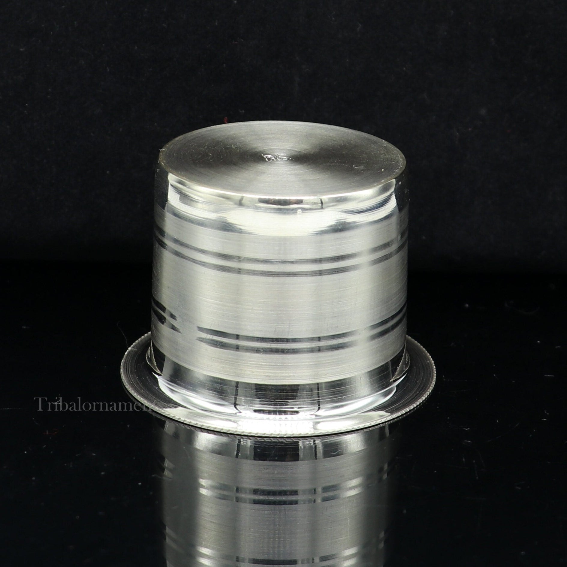 925 sterling silver handmade elegant Ghee pot patra puuja or worshipping, Butter pot for kitchen, silver puja utensils from India su539 - TRIBAL ORNAMENTS
