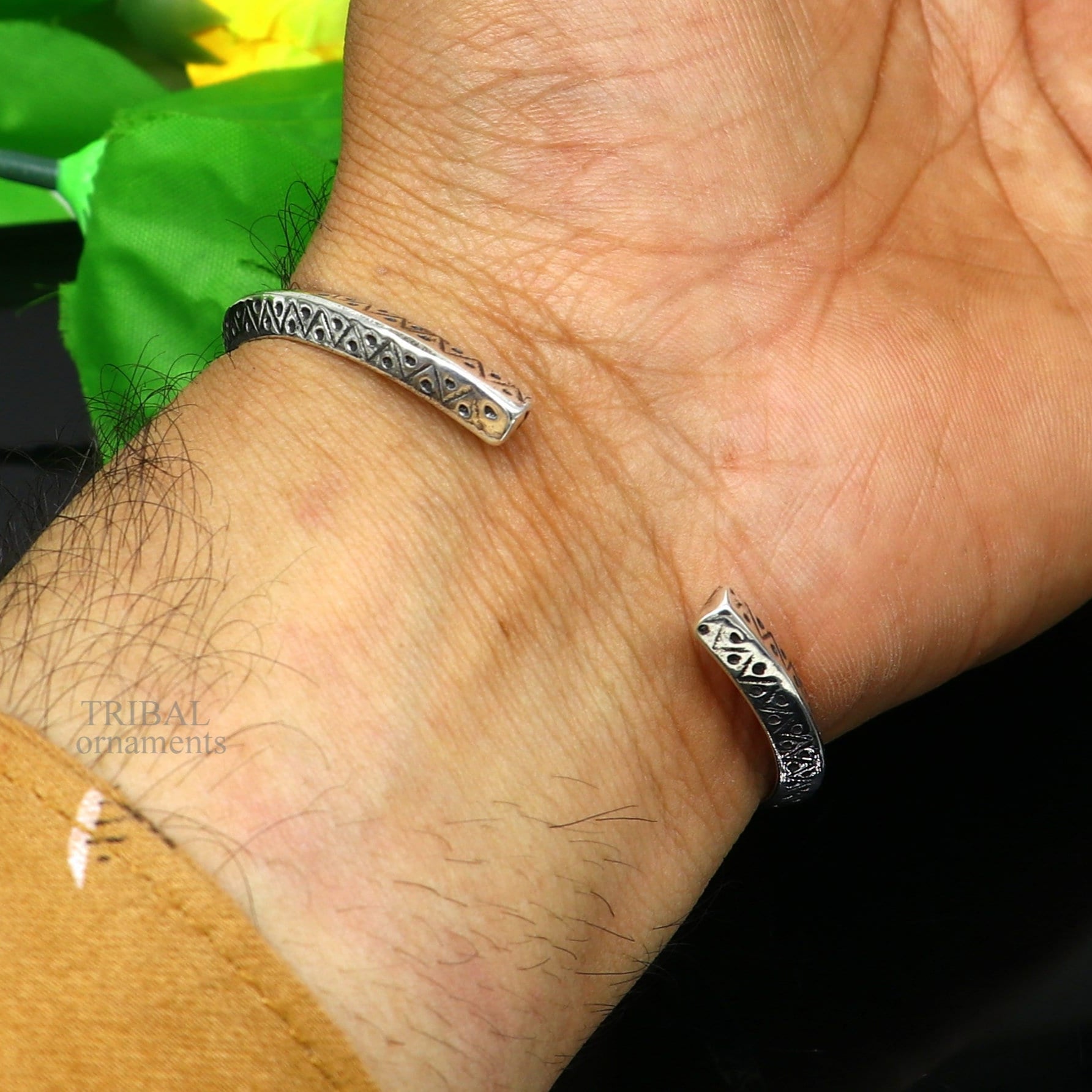 925 sterling silver handmade exclusive vintage design cuff bracelet bangle kada, best unisex stylish fancy gifting jewelry cuff1123 - TRIBAL ORNAMENTS