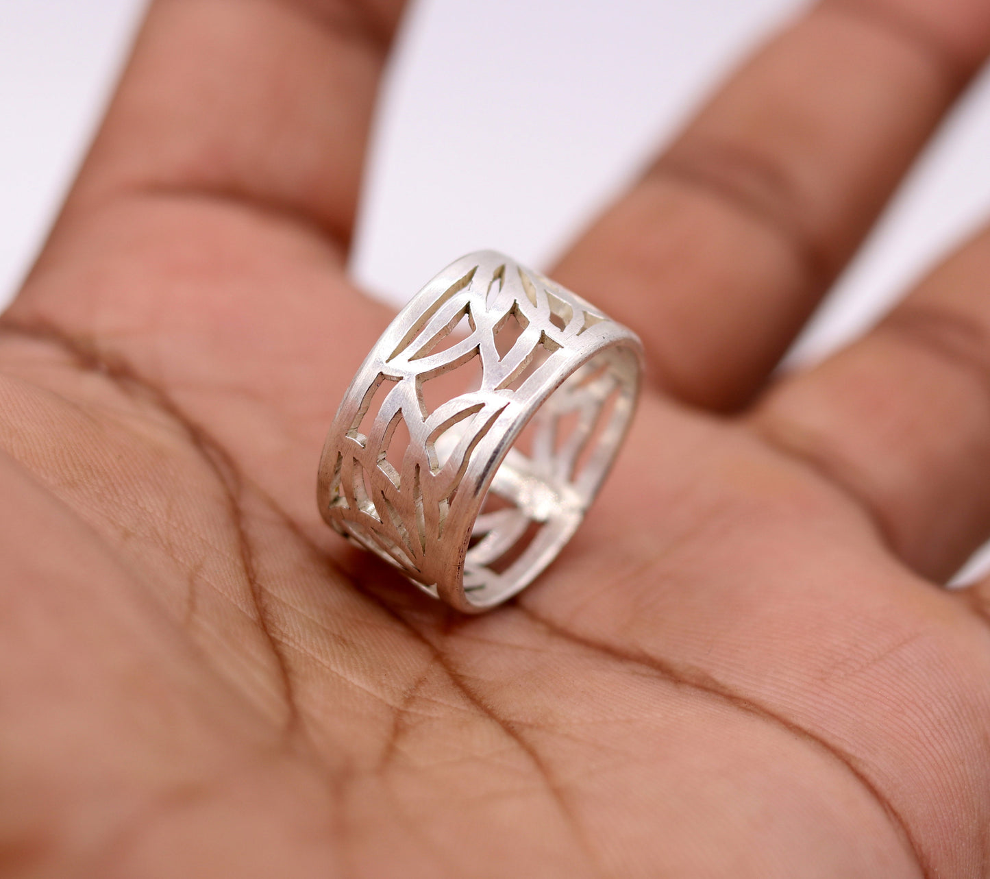 925 sterling silver handmade fabulous ring band excellent horse camel elephant design ring ban unisex adjustable jewelry sr60 - TRIBAL ORNAMENTS