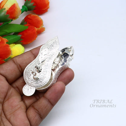 925 sterling silver handmade fabulous sindur dani best brides gifting collection, amazing trinket box , kumkum box brides jewelry stb379 - TRIBAL ORNAMENTS