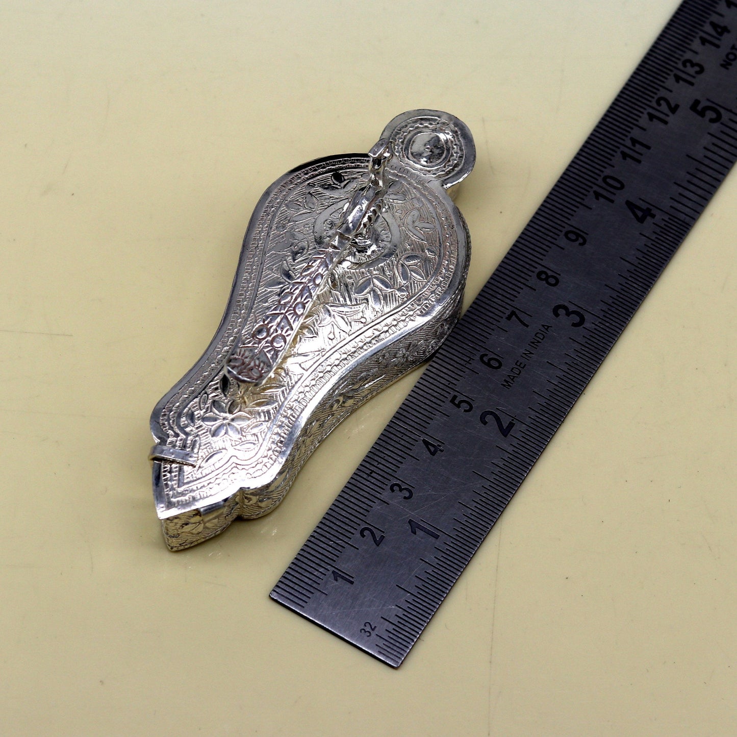 925 sterling silver handmade fabulous unique design peacock trinket box, brides gift, casket box, silver article, silver utensils su65 - TRIBAL ORNAMENTS