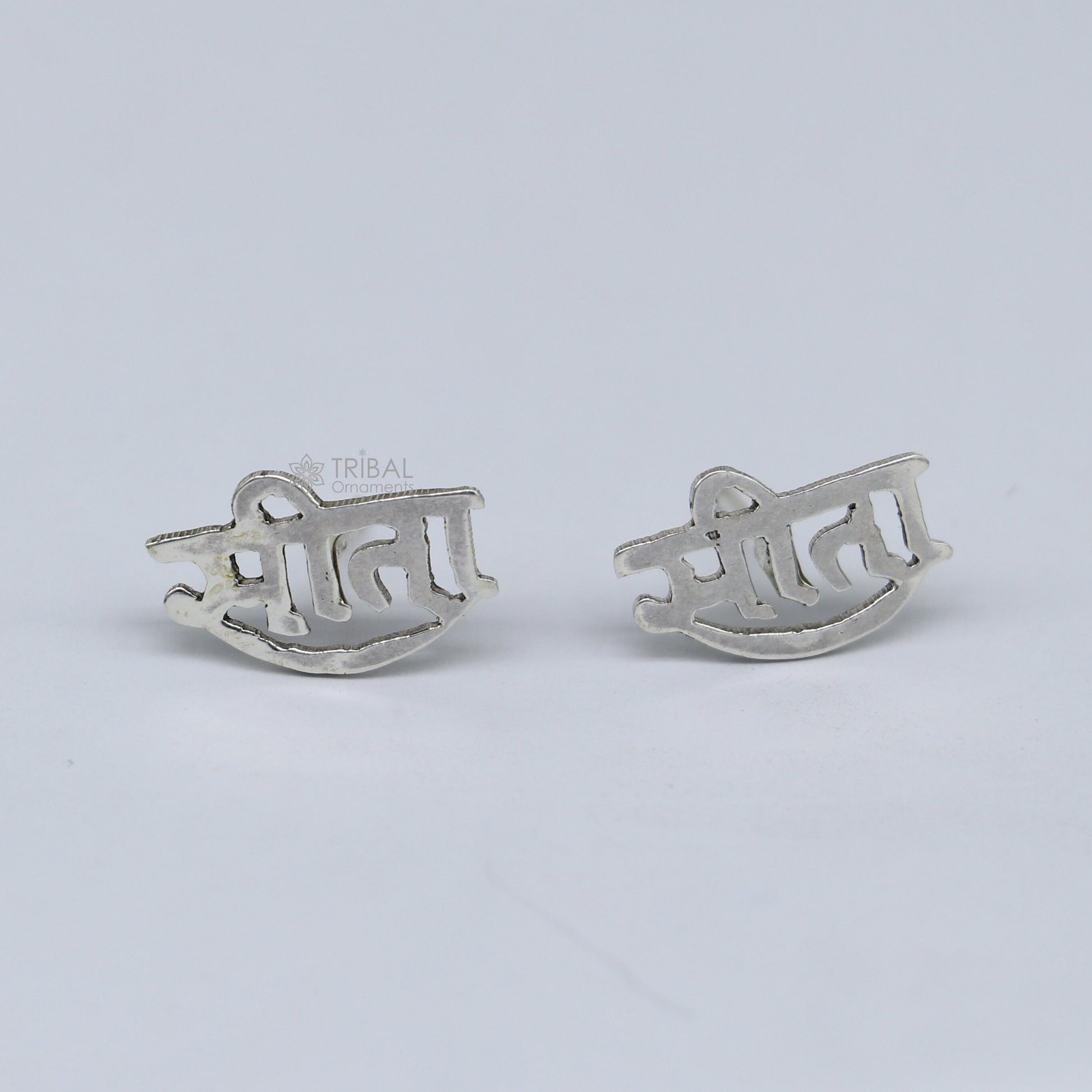 925 sterling silver handmade Goddess SEETA stud, best customized trendy vintage stud earring jewelry for unisex s1206 - TRIBAL ORNAMENTS