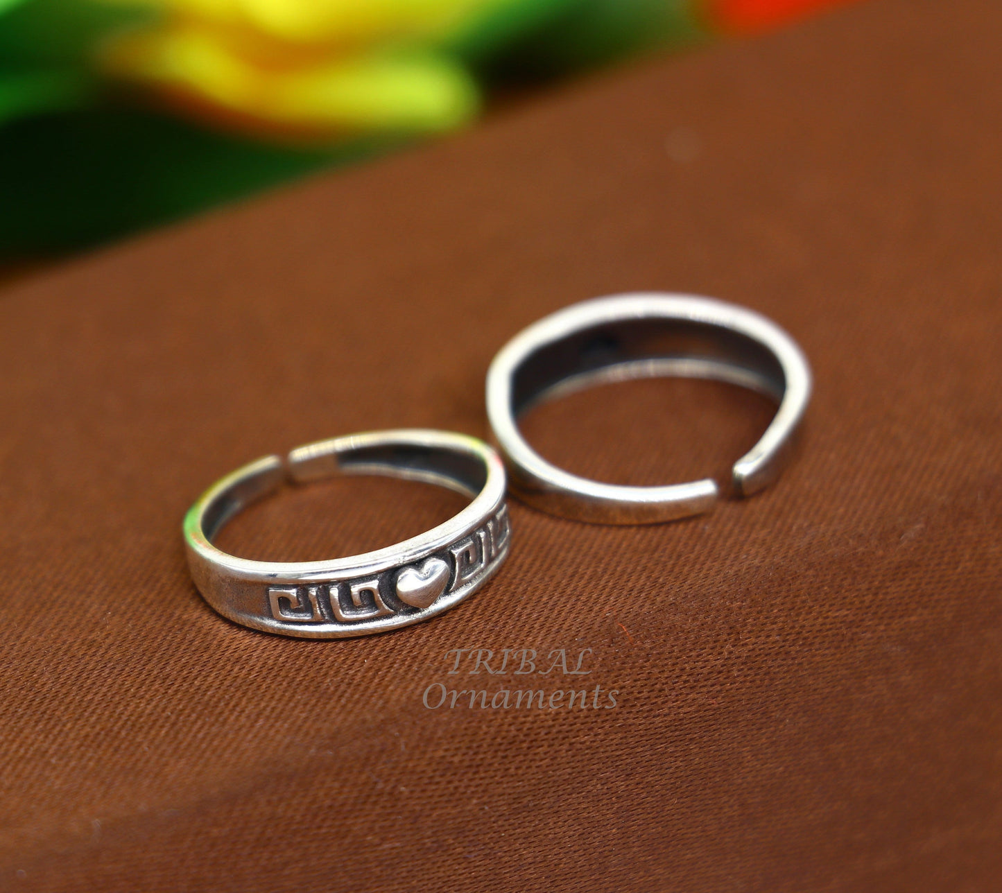 925 sterling silver handmade gorgeous design vintage style simple toe ring, best gifting tiny tone ring 925 stamped jewelry from india ytr09 - TRIBAL ORNAMENTS