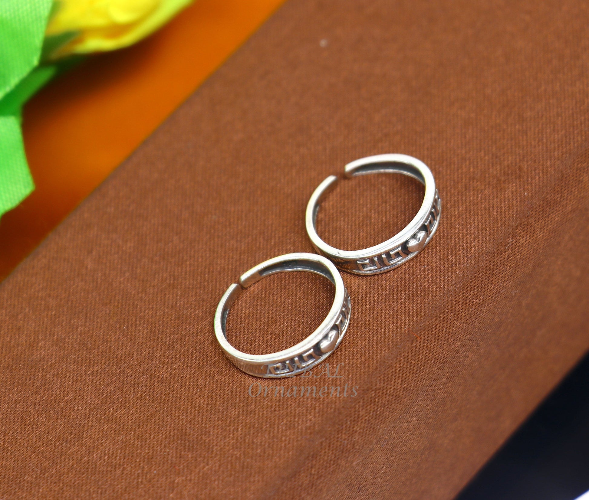 925 sterling silver handmade gorgeous design vintage style simple toe ring, best gifting tiny tone ring 925 stamped jewelry from india ytr09 - TRIBAL ORNAMENTS