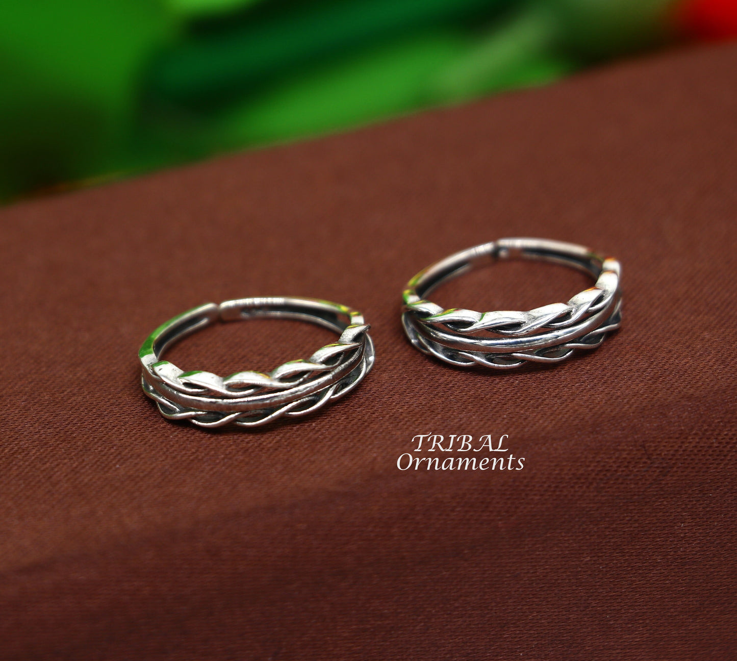 925 sterling silver handmade gorgeous design vintage style toe ring, best gifting tiny tone ring 925 stamped jewelry from india ytr07 - TRIBAL ORNAMENTS