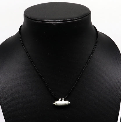 Handmade 925 sterling silver round amulet box pendant with intricate design, mantra box, tabiz, and kavacham jewelry.