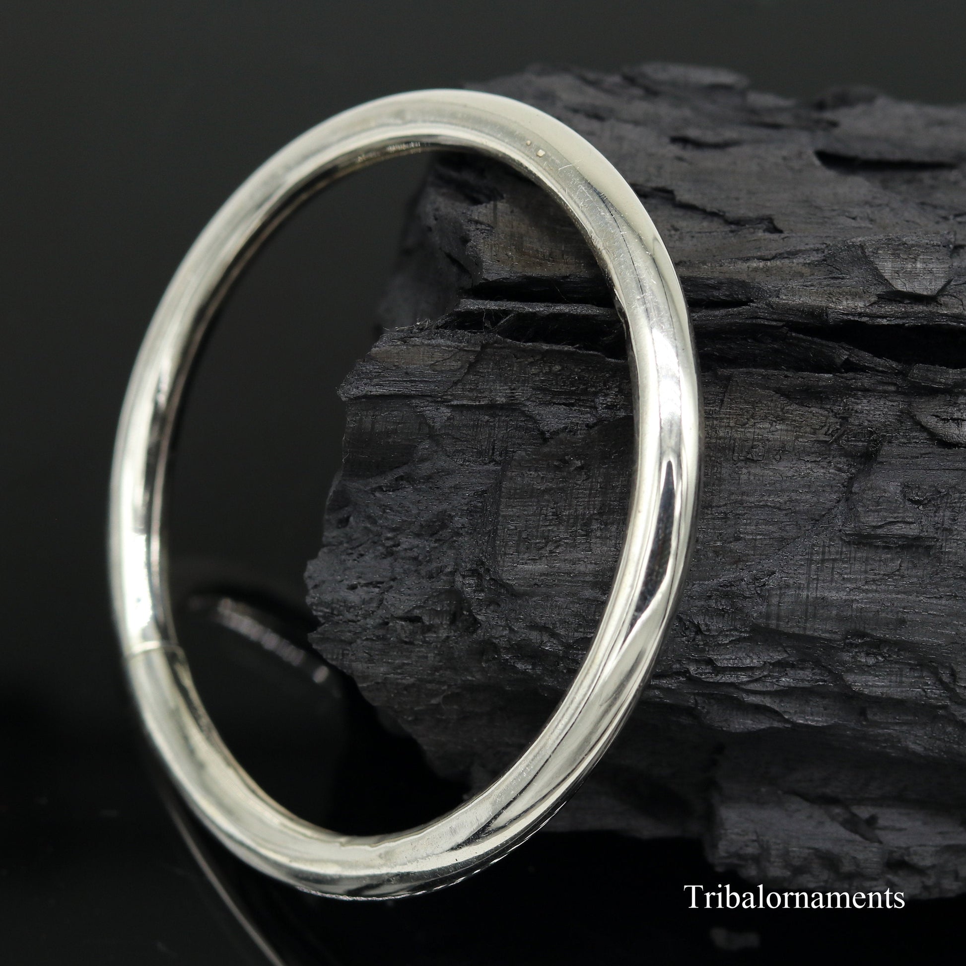 925 sterling silver handmade gorgeous shining adjustable bangle bracelet kada,fabulous girls gifting jewelry personalized jewelry nsk257 - TRIBAL ORNAMENTS