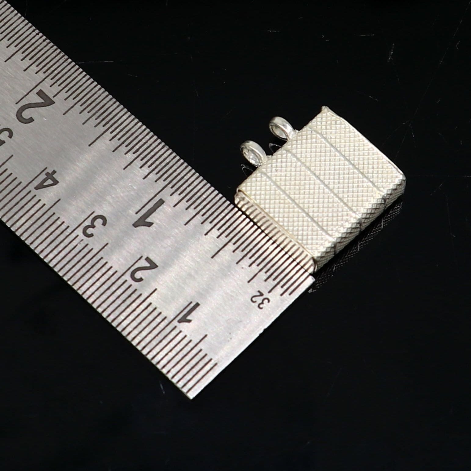 925 sterling silver handmade gorgeous Square shape handmade amulet box amulet pendant, mantra box, silver tabiz /mascot kavacham ssp664 - TRIBAL ORNAMENTS