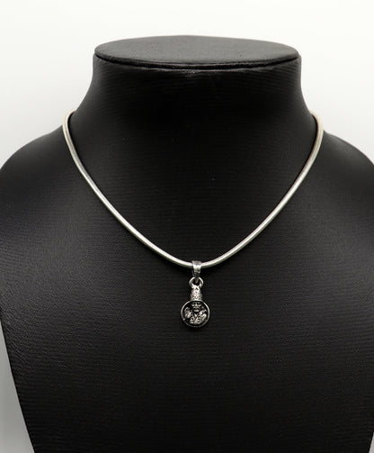 Sterling silver Sai Baba pendant, handmade unisex jewelry, detailed Indian idol design, personalized tribal jewelry by TRIBAL ORNAMENTS