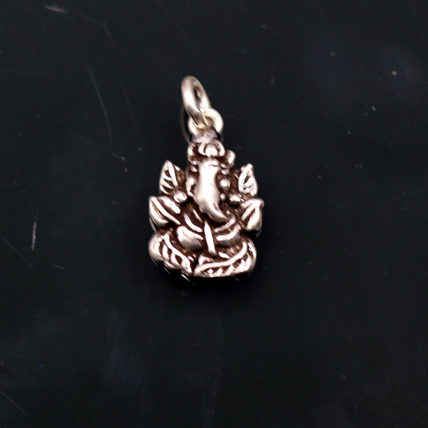 925 Sterling silver handmade Lord Ganesha tiny pendant fabulous locket pendant unisex small pendant jewelry nsp151 - TRIBAL ORNAMENTS