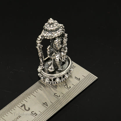925 sterling silver handmade Narsinmha Narsingha statue or Murti with Prahalad, amazing Stunning diwal puja worshipping  figurine art156 - TRIBAL ORNAMENTS