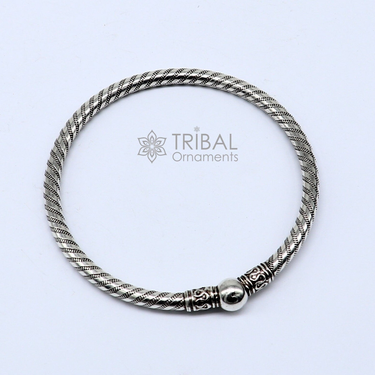 925 sterling silver handmade plain design cultural trendy kada bracelet for men's and girl's, best delicate Light weight jewelry nsk661 - TRIBAL ORNAMENTS