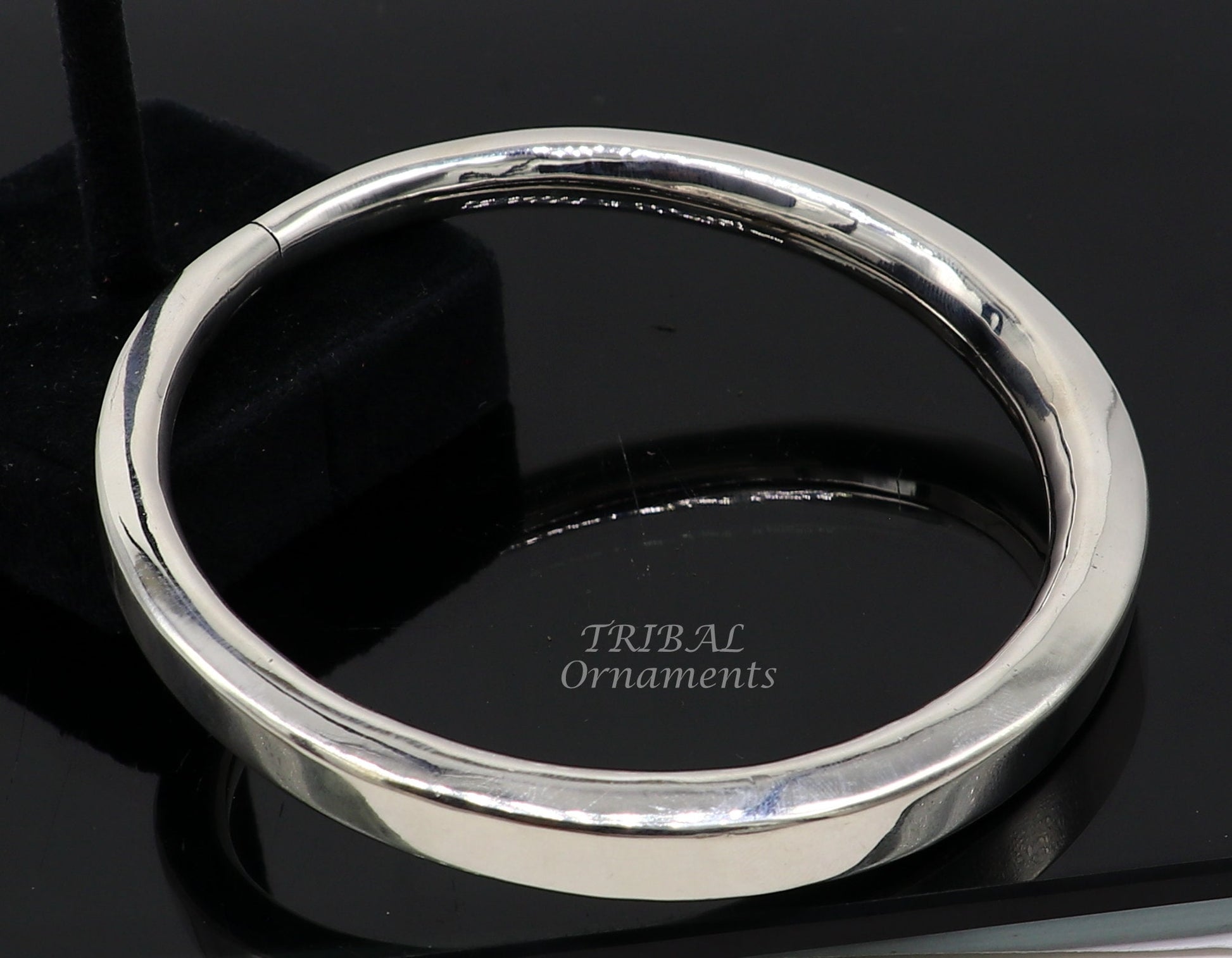 925 sterling silver handmade plain shiny design gorgeous customized foot bracelet ankle kada excellent belly dance jewelry for unisex nsfk66 - TRIBAL ORNAMENTS