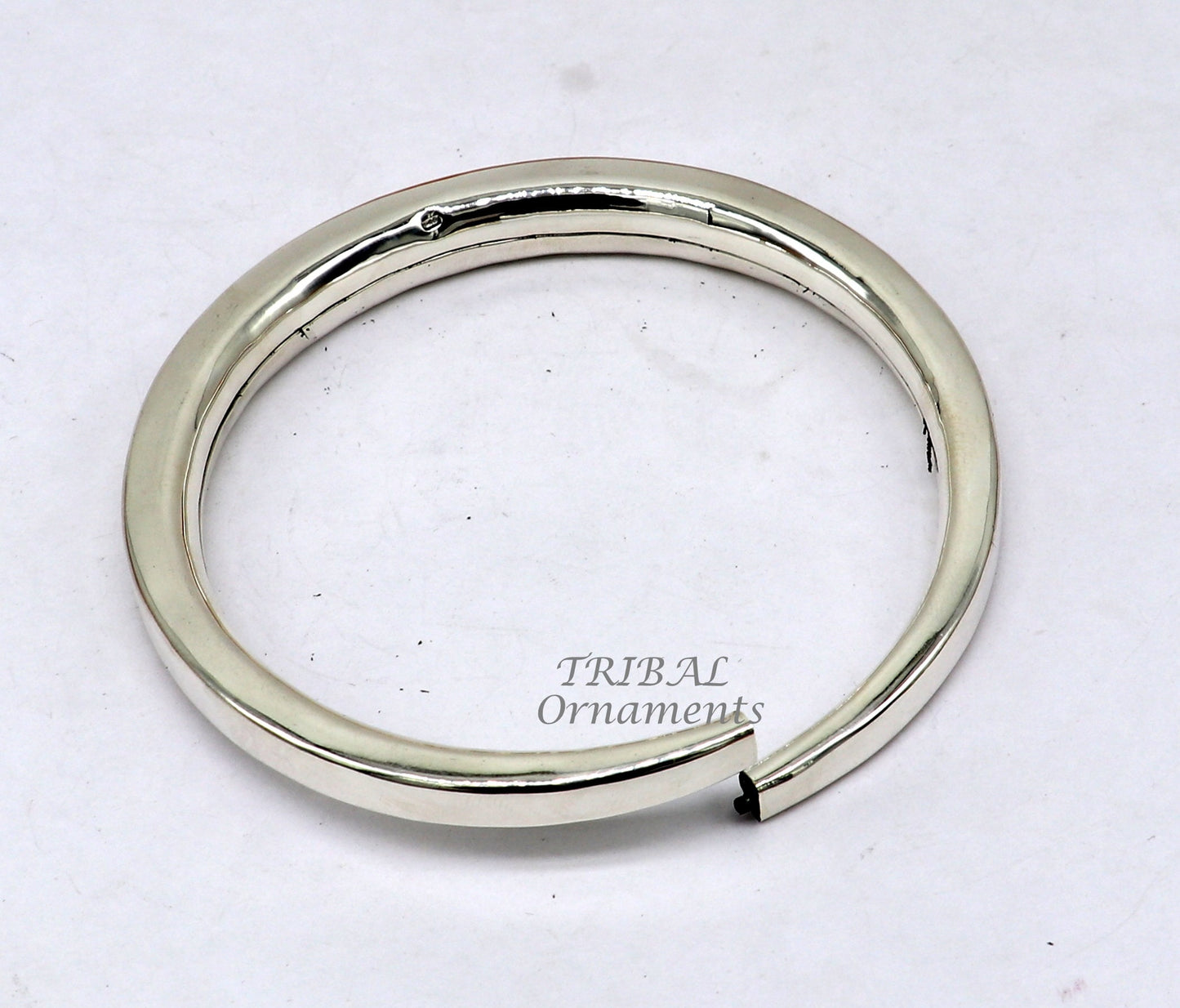 925 sterling silver handmade plain shiny design gorgeous customized foot bracelet ankle kada excellent belly dance jewelry for unisex nsfk66 - TRIBAL ORNAMENTS