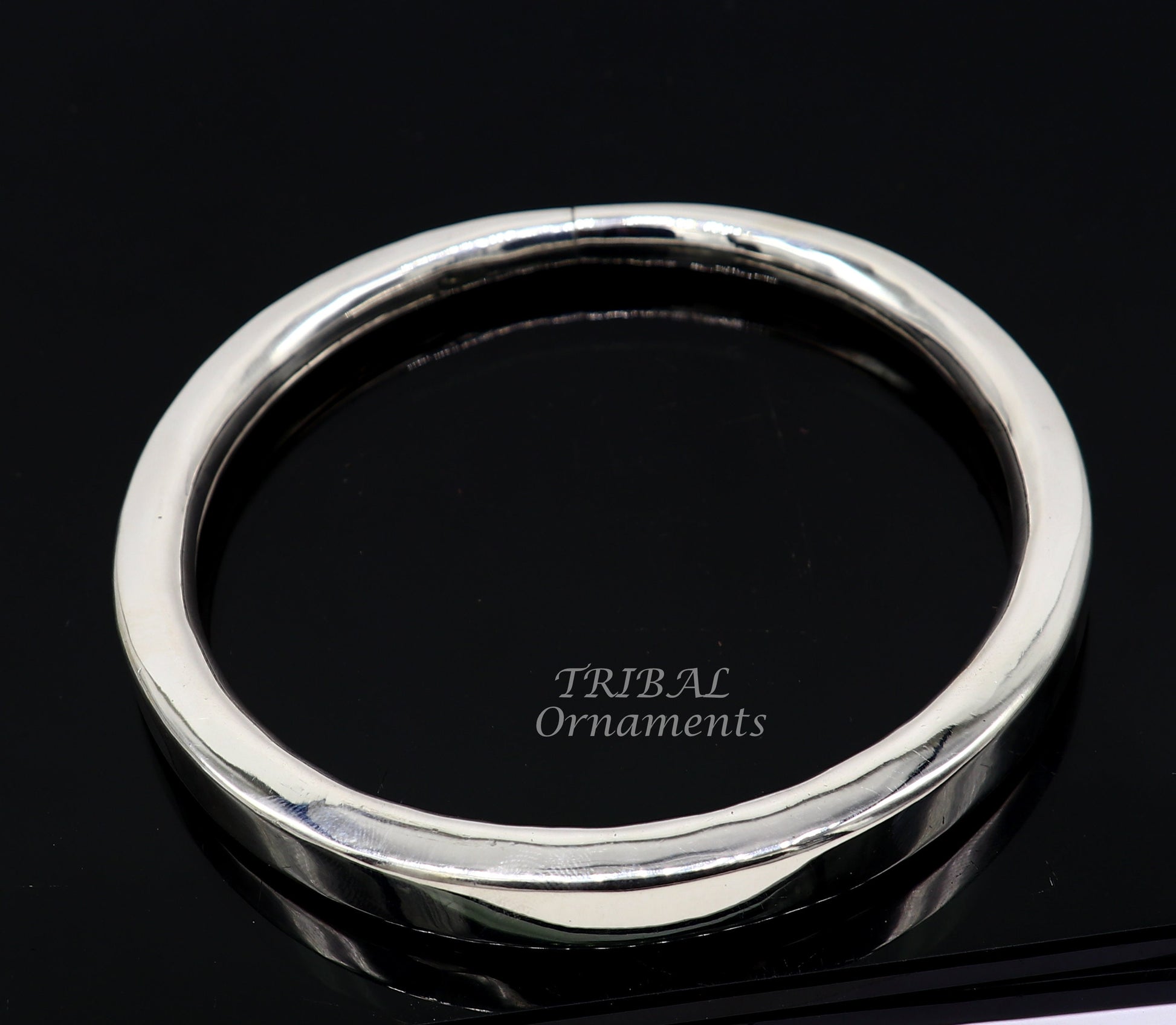 925 sterling silver handmade plain shiny design gorgeous customized foot bracelet ankle kada excellent belly dance jewelry for unisex nsfk66 - TRIBAL ORNAMENTS