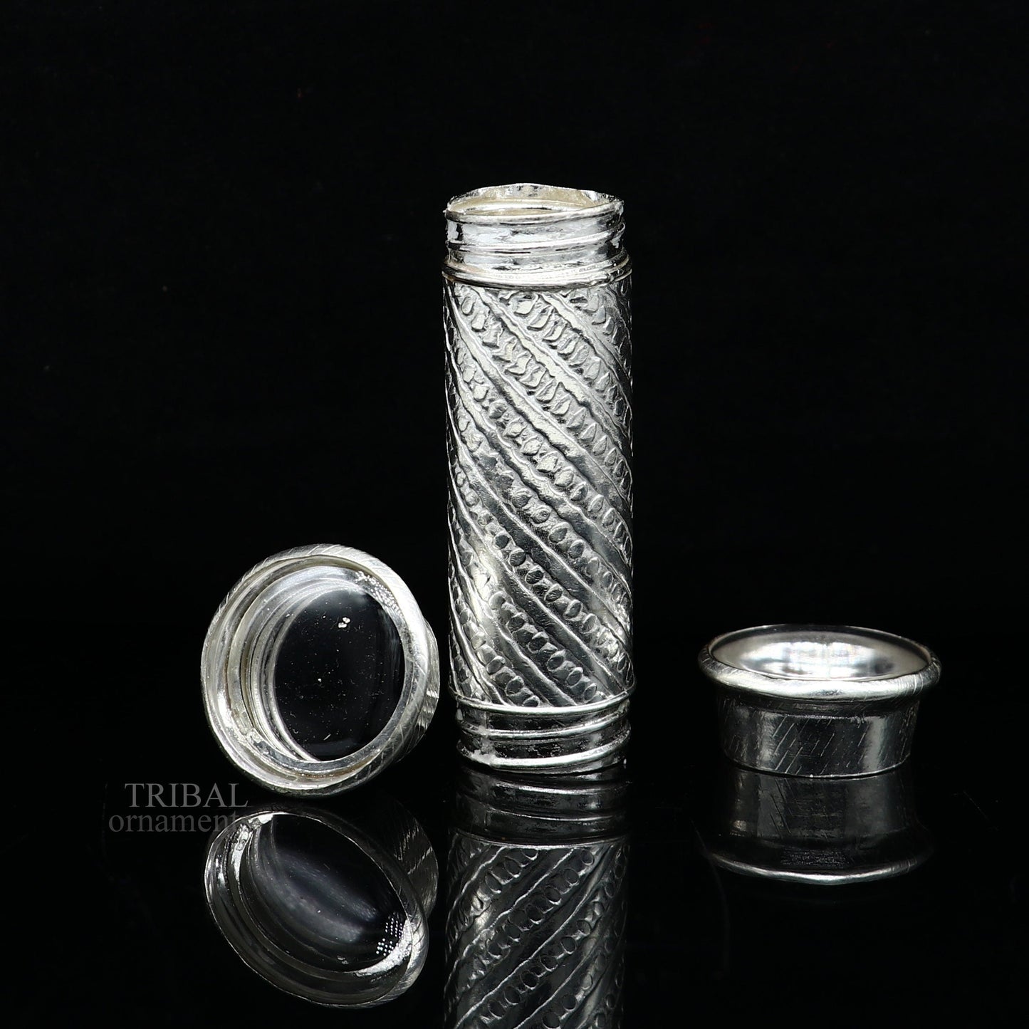 925 Sterling silver handmade small pill box, Tobacco box, storage box silver utensils, silver box, personal box men's accessories su649 - TRIBAL ORNAMENTS