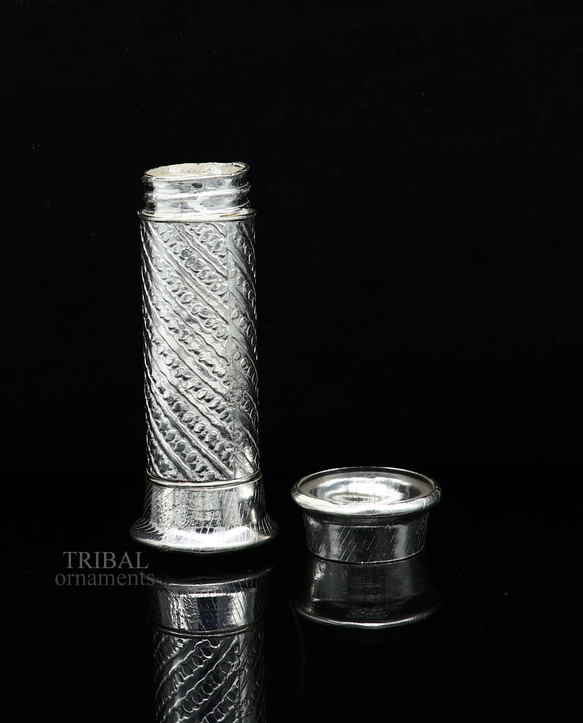 925 Sterling silver handmade small pill box, Tobacco box, storage box silver utensils, silver box, personal box men's accessories su649 - TRIBAL ORNAMENTS