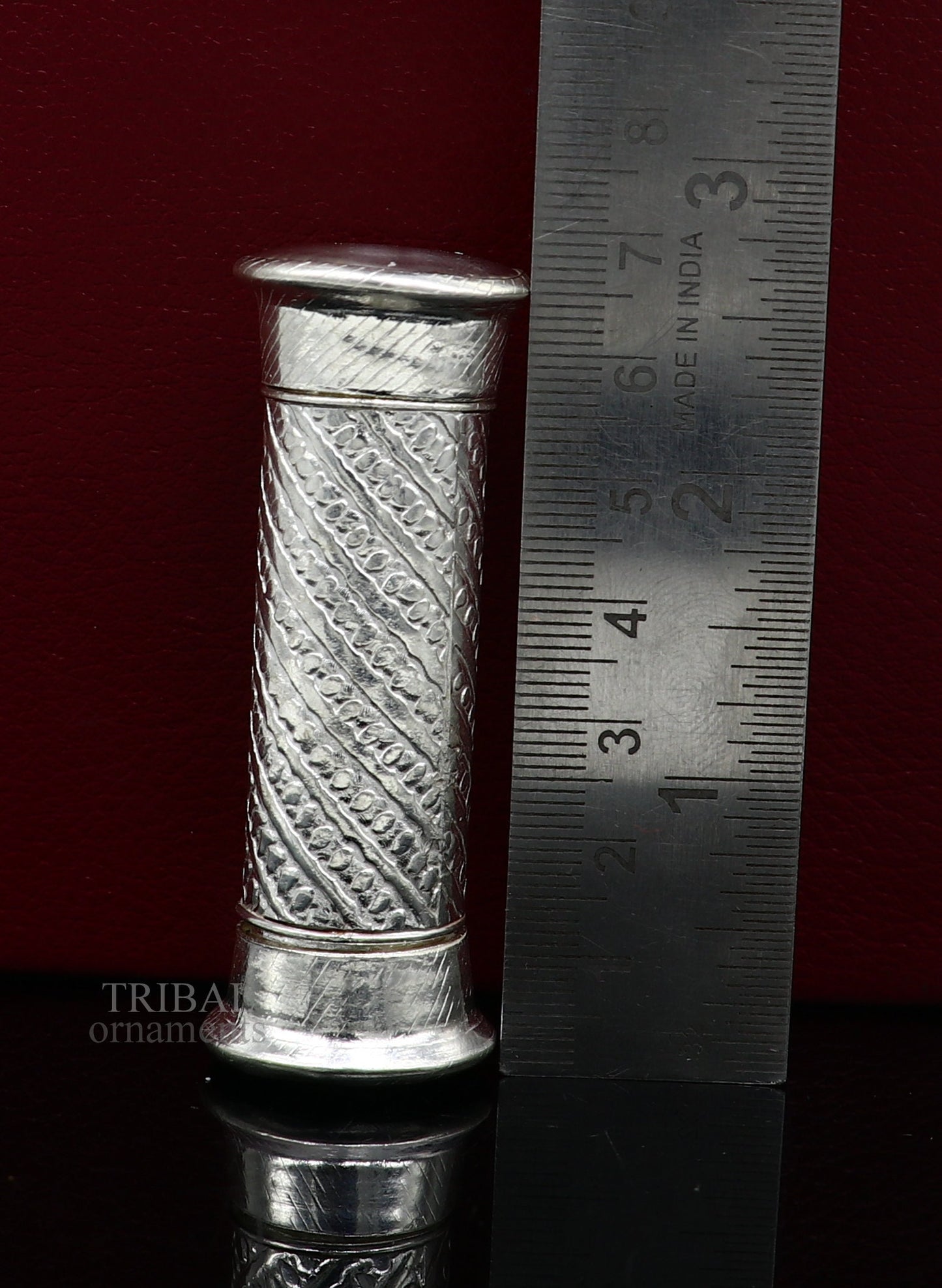 925 Sterling silver handmade small pill box, Tobacco box, storage box silver utensils, silver box, personal box men's accessories su649 - TRIBAL ORNAMENTS